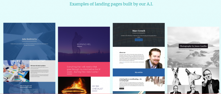Firedrop.ai Landing Pages Examples