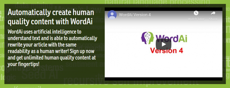 Word AI Version 4 Video