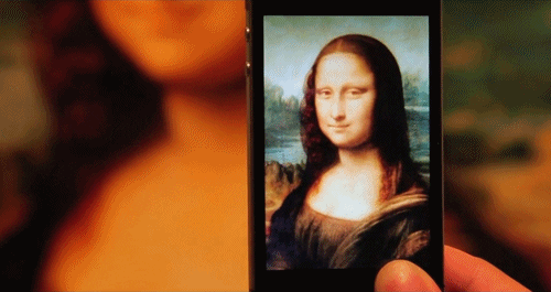 AR gif mona lisa