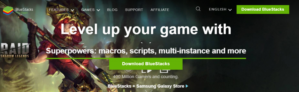 BlueStacks Screen 