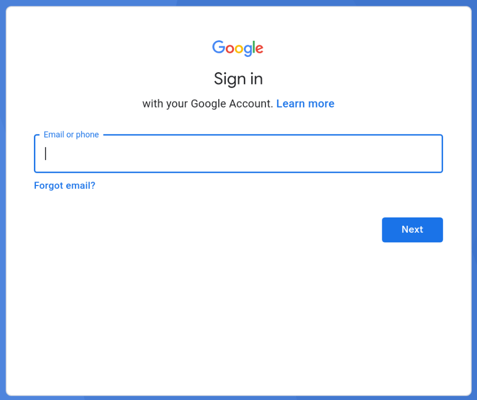 Google Sign In