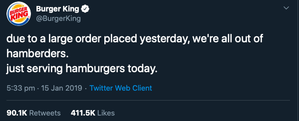 burger king reply on twitter
