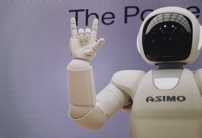 Stock image of Asimo the robot