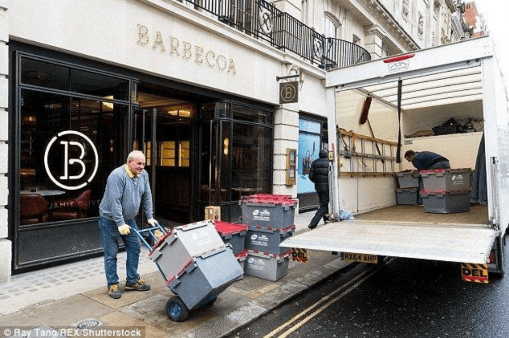 Restaurant closing down in London