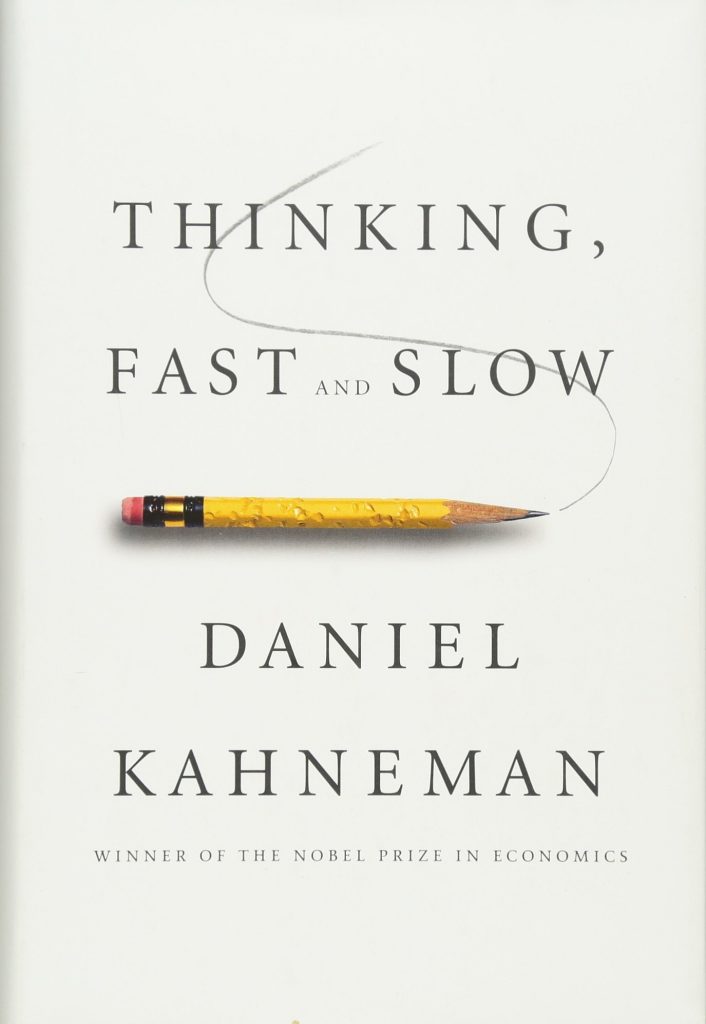 Cover of digital marketing book Thinking, Fast and Slow.