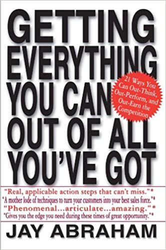 Front cover for Getting Everything You Can Out of All You've Got, black text on white background