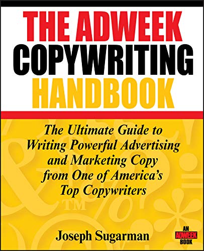 The cover of The Adweek Copywriting Handbook, text with yellow background