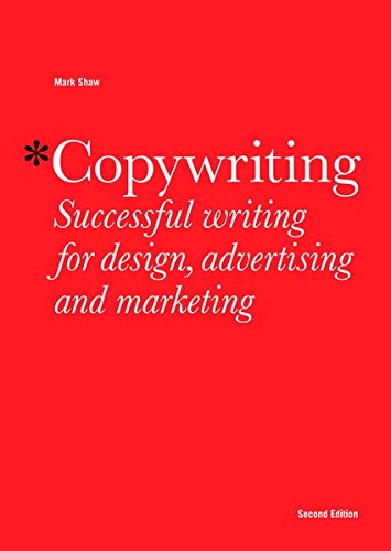Bright red cover of digital marketing book Copywriting