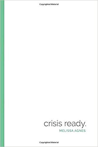White cover of Crisis Ready, with side edge in green