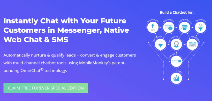 Mobile Monkey AI platform