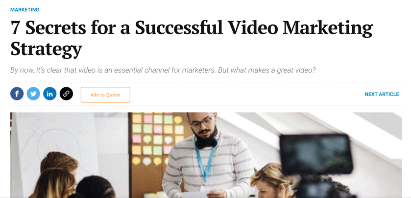 7 secrets for a successful video markeitng strategy