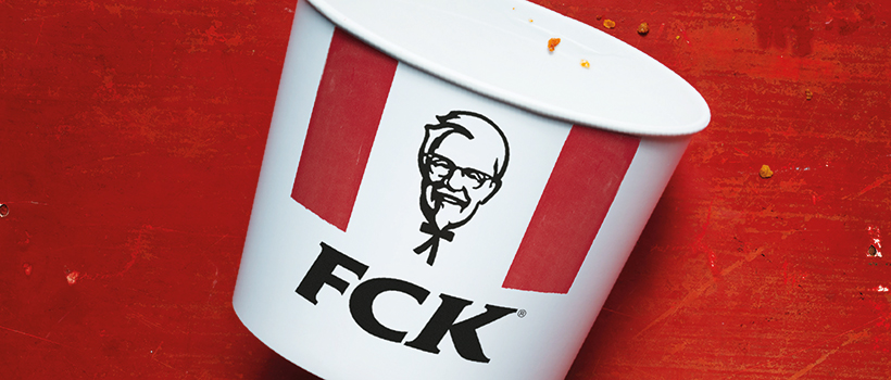 KFC FCK campaign
