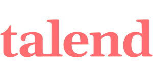Talend's logo containing its initials in orange