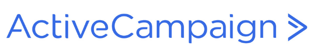 ActiveCampaign logo - blue text on white background