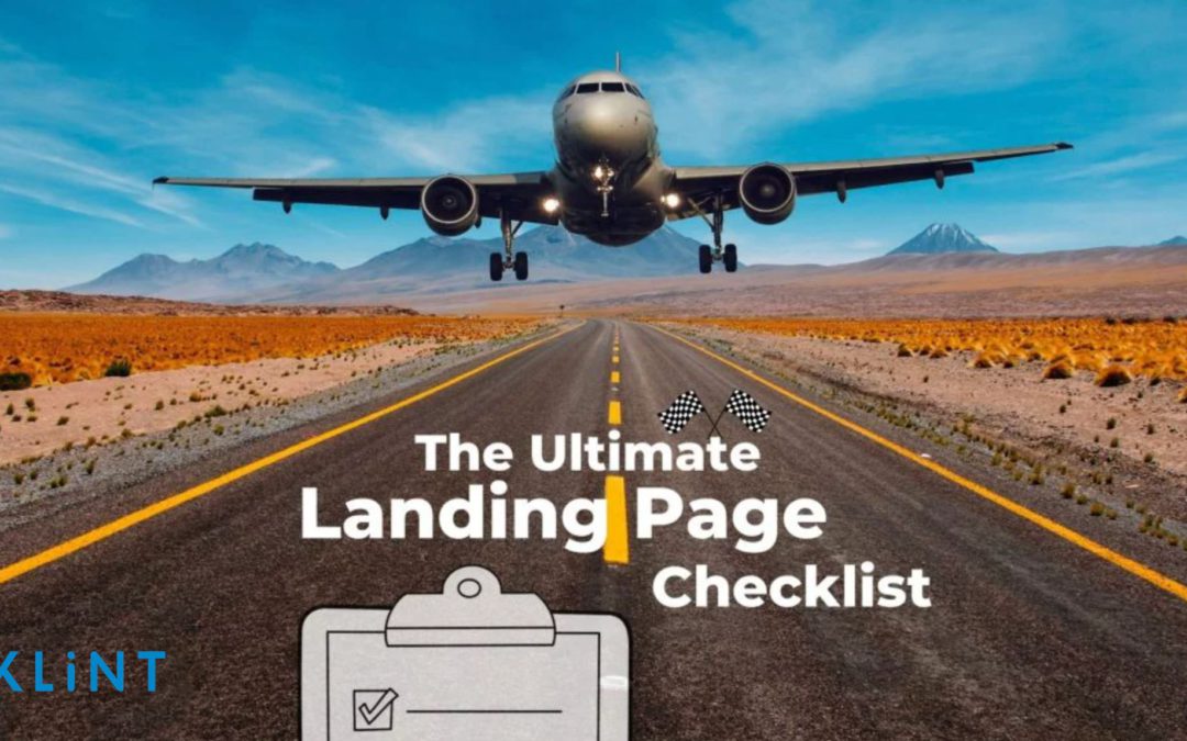 The Ultimate Landing Page Checklist [2021 update]