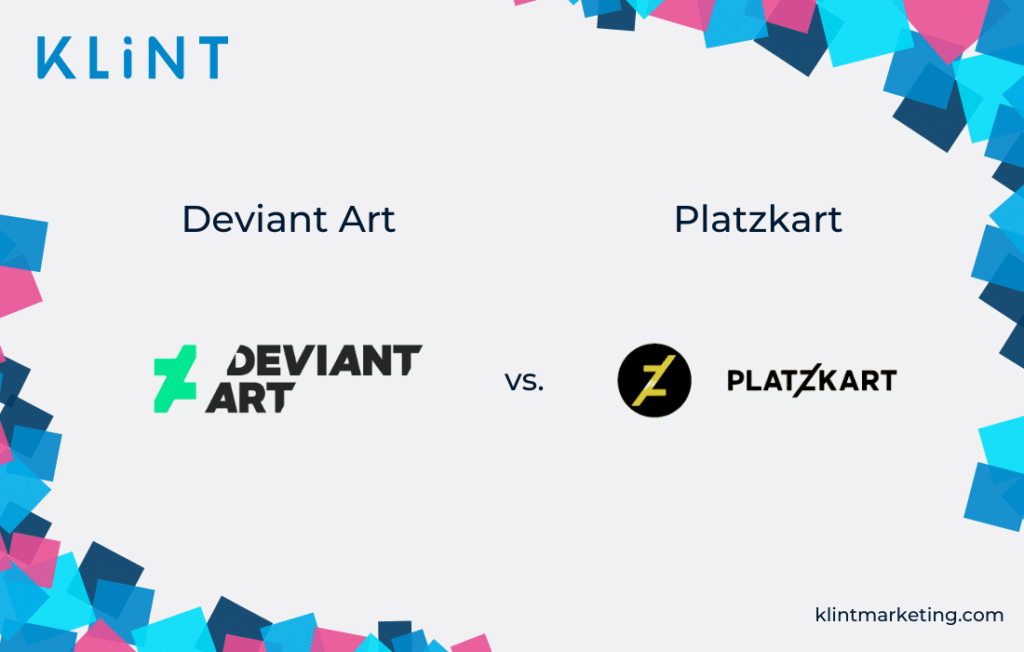 DeviantArt vs. Platzkart logo