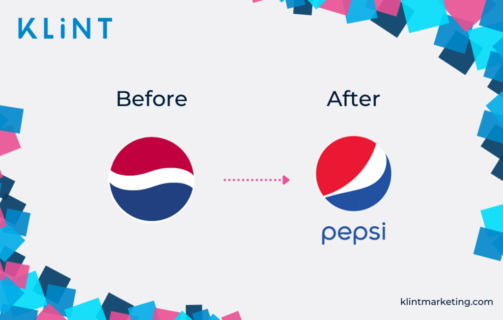 Pepsi's bad branding example.