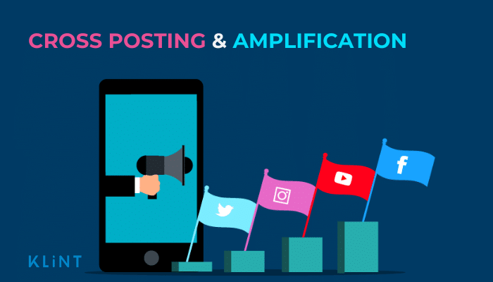 cross posting and amplificaton infographic