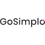 A picture of GoSImplo's logo with black text on white background.
