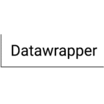 An image of Datawrapper's logo with black text on white background.