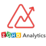 A picture of Zoho Analytics' logo.