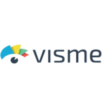 A picture of visme's logo.